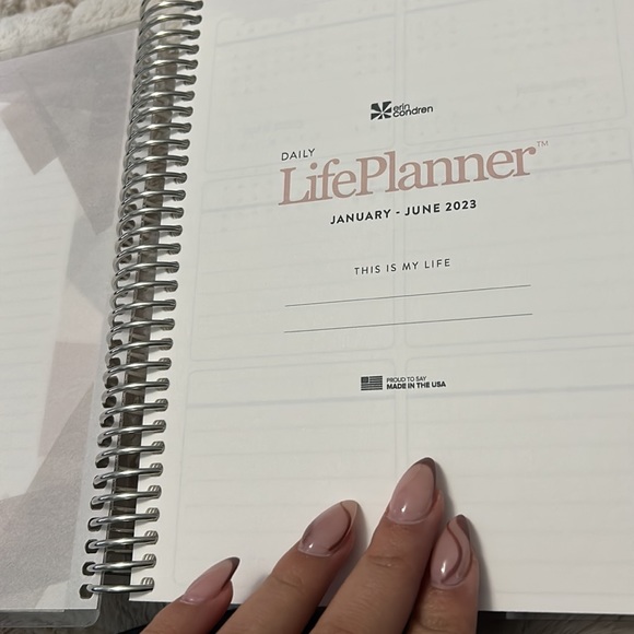 ERIN CONDREN PLANNER DAILY DUO 6 month! - Picture 2 of 3